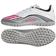 Piłka nożna - Buty adidas F50 MESSI Club TF JP7445 biały 41 1/3 - miniaturka - grafika 1