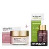 Zestawy kosmetyków damskich - Sesderma Reti Age + Factor G ZESTAW Krem przeciwzmarszczkowy 50 ml + Serum z pęcherzykami lipidowymi 30 ml - miniaturka - grafika 1