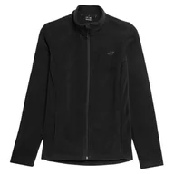 Bluzy sportowe damskie - Bluza 4F H4Z22PLD35020S - czarna - miniaturka - grafika 1