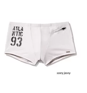 SZORTY KĄPIELOWE ATLANTIC KMS-246 (kolor szary jasny, rozmiar XXL) - Kąpielówki męskie - miniaturka - grafika 1