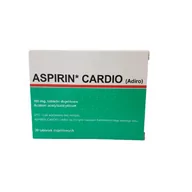 Serce i układ krążenia - Aspirin Cardio 100mg, 30tabl. DELFARMA >> WYSYŁKA W 24H << - miniaturka - grafika 1