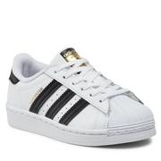 Buty dla dziewczynek - Adidas Buty Superstar C FU7714 Ftwwht/Ftwwht/Ftwwht - miniaturka - grafika 1