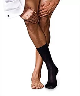 Falke No. 9 Pure Fil D'Ecosse skarpety męskie niebieski granatowy 41-42 - Skarpetki męskie - miniaturka - grafika 1