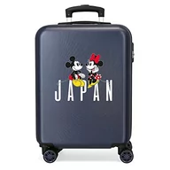 Walizki - Disney Mickey & Minnie Trip to Japan Walizka kabinowa Niebieski 38x55x20 cms Sztywne zapięcie z boku 35L 2 kg 4 koła Podwójne Bagaż Ręczny, niebieski, Talla única, walizka kabinowa - miniaturka - grafika 1