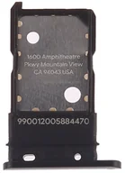 Uchwyty samochodowe do telefonów - SZUFLADKA UCHWYTY TACKA KARTY SIM GOOGLE PIXEL 3 CZARNY - miniaturka - grafika 1