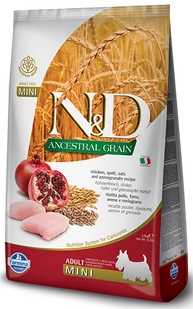 Farmina N&D Low Grain Chicken&Pomegrante Adult Mini 7 kg - Sucha karma dla psów - miniaturka - grafika 1