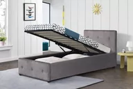 Łóżka - Łóżko tapicerowane 90x200 Bella Velutto 16 - miniaturka - grafika 1