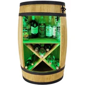Pozostałe akcesoria barmańskie - Beczka Jasny Dąb X Z Otwieraczem Led Rgb 80Cm - miniaturka - grafika 1