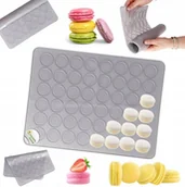 Formy do ciast - Mata do MAKARONIKÓW ciasteczek SILIKONOWA forma - miniaturka - grafika 1