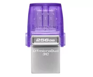 Pendrive - Kingston DataTraveler MicroDuo 3C 200 MB/s 256GB USB A i C - miniaturka - grafika 1