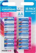 Baterie i akcesoria - Baterie paluszki alkaliczne AA LR6 GRUNDIG x18 - miniaturka - grafika 1