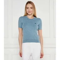 Swetry damskie - Lacoste Sweter Regular Fit - miniaturka - grafika 1