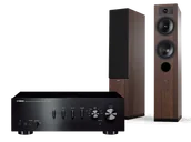 Zestawy stereo - Yamaha A-S301 (czarny) + Tesi 5 (mokka) - miniaturka - grafika 1