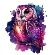 Pasmanteria - Naprasowanka Sowa ptak owl sztuka 13 - miniaturka - grafika 1