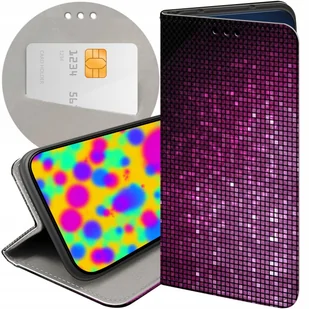 ETUI Z KLAPKĄ DO IPHONE 7 PLUS / 8 PLUS WZORY BROKAT BROKATOWE BŁYSZCZĄCE - Etui i futerały do telefonów - miniaturka - grafika 1
