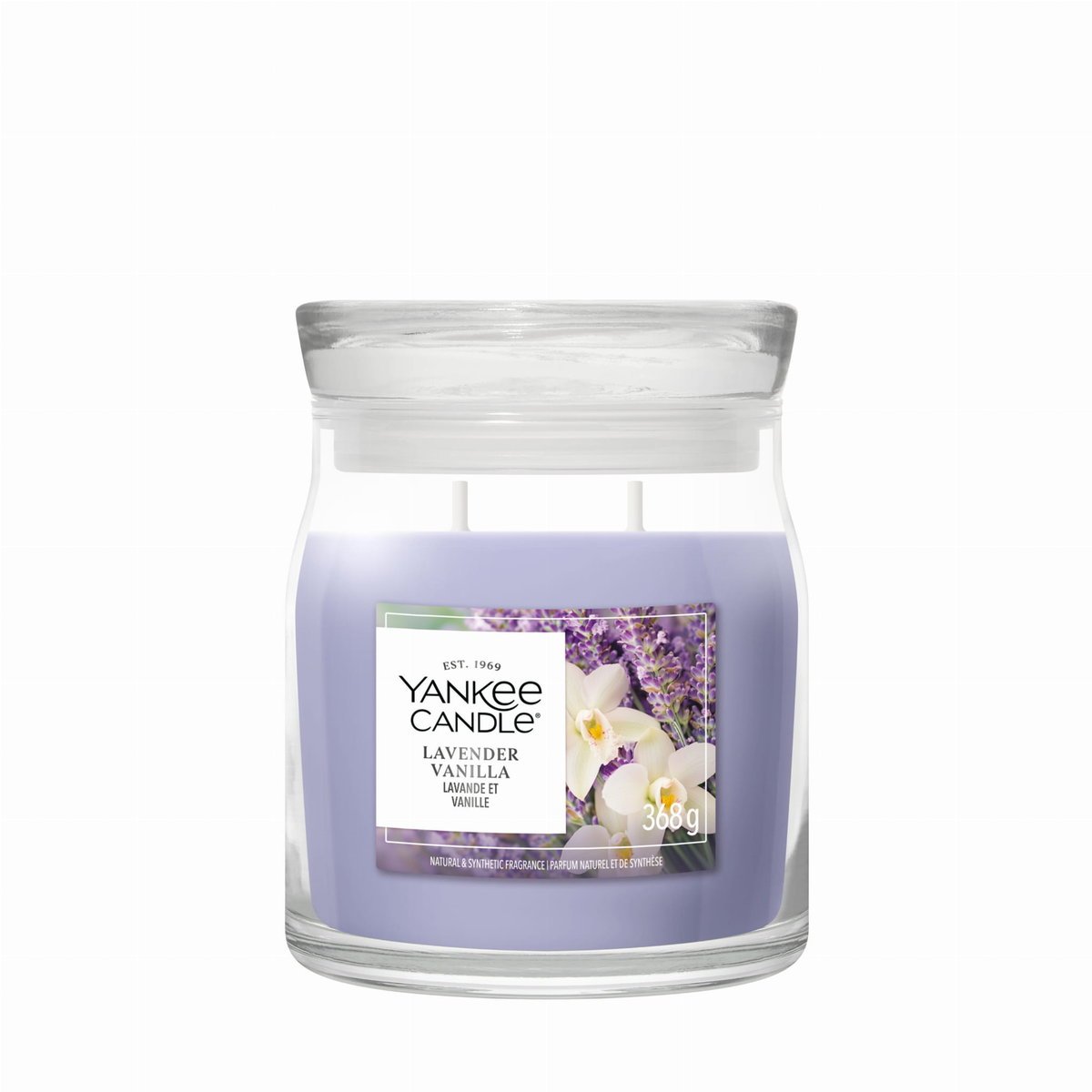 Świeca zapachowa średnia Yankee Candle Lavender Vanilla