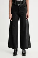 Spodnie damskie - Levi's jeansy 94 BAGGY WIDE LEG damskie kolor czarny A5929.0006 - miniaturka - grafika 1