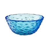 Miski i półmiski - Miseczka szklana 13 cm niebieska SELENA - miniaturka - grafika 1