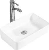 Umywalki - Umywalka Mexen Mexen Nadia umywalka nablatowa 46 x 23 cm biała - 21614600 - miniaturka - grafika 1