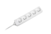 Listwy zasilające - Przedłużacz Elektryczny 5GNIAZD Uz 5,0M Biały 4044 - miniaturka - grafika 1