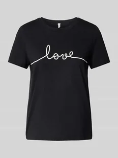 T-shirt o kroju regular fit z czystej bawełny model ‘KAMI’ - Koszulki i topy damskie - miniaturka - grafika 1