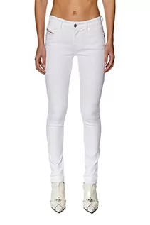Spodnie damskie - Diesel Spodnie damskie, Jasny biały, 31W / 32L - grafika 1