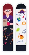 Skarpetki męskie - Zabawne Skarpetki Dla Nauczycielki - Margaret Teacher - 36-39 - miniaturka - grafika 1