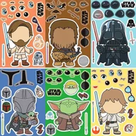 Zabawki kreatywne - Wyklejanka manualna dla dzieci Star Wars Naklejka Naklejki 8 szt - miniaturka - grafika 1