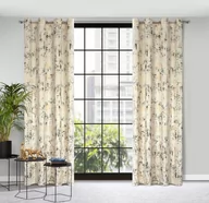 Zasłony - Zasłona 140 x 250 Dekoracyjna Velvet Tonia Krem - miniaturka - grafika 1