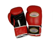 Rękawice bokserskie - Masters FIGHT EQUIPMENT Rękawice bokserskie, RBT-301 czerwone, 8 oz - miniaturka - grafika 1