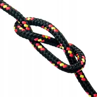 Żeglarstwo - Lina polipropylenowa pleciona czarna 6mm 50m - miniaturka - grafika 1