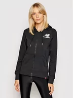 Bluzy damskie - New Balance Bluza Essentials WJ03530 Czarny Relaxed Fit - miniaturka - grafika 1