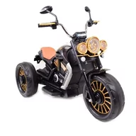 Pojazdy elektryczne dla dzieci - Wielki Motor Chopper Czarny, Miękkie Koła, Miękkie Siedzenie/bdl1388 - miniaturka - grafika 1