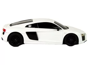 Auto R/C Audi R8 1:24 Rastar Białe - Samochody i pojazdy dla dzieci - miniaturka - grafika 4