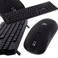Zestawy myszka + klawiatura - Klawiatura I Myszka Bezprzewodowa Mysz Zestaw Komplet Cicha Numeryczna Usb - miniaturka - grafika 1