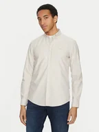 Koszule męskie - BOSS Koszula Roan 50520275 Beżowy Slim Fit - miniaturka - grafika 1