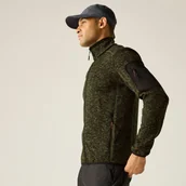 Bluzy męskie - Regatta Polar męski rozsuwany Newhill Zielony, Rozmiar: L - miniaturka - grafika 1