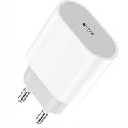 Ładowarki do telefonów - SZYBKA ŁADOWARKA SIECIOWA ZASILACZ USB-C 20W FAST CHARGER APPLE IPHONE - miniaturka - grafika 1