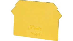 Schneider PS-N1-PŁYTKA-SKRAJNA-KOLOR-ŻÓŁTY A41-8111 - Kostki, złączki, wtyczki - miniaturka - grafika 1