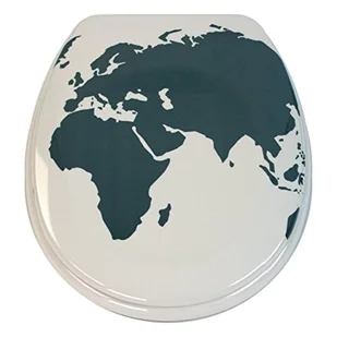 MSV deska sedesowa World z Duroplast z mechanizmem cichego domykania Softclose, plastik, wielokolorowa, 30 x 20 x 15 cm 141743 - Deski sedesowe - miniaturka - grafika 1