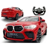 Zabawki zdalnie sterowane - Samochód Zdalnie Sterowany Rc Duże Auto Na Pilot Bmw X6 M LEDy Rastar Cr - miniaturka - grafika 1