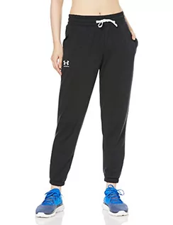 Spodnie rowerowe - Under Armour Damskie spodnie dresowe Rival Terry Jogger - grafika 1