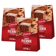 Ciasta i półprodukty do ciast - Delecta Duża blacha piernik Zestaw 3 x 680 g - słodycze lub przekąska - miniaturka - grafika 1
