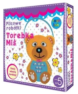 Zabawki kreatywne - Filcowe robótki TOREBKA MIŚ Stnux - miniaturka - grafika 1