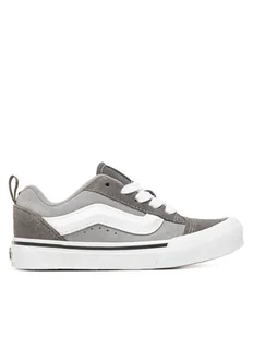 Vans Tenisówki Knu Skool VN000CYUI5G1 Szary - Buty dla dziewczynek - miniaturka - grafika 1