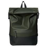 Plecaki - Rains Plecak Buckle Rolltop Rucksack 1372 GREEN - miniaturka - grafika 1