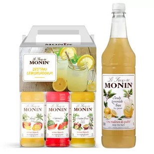 Monin Lemoniadowy zestaw syropów 3x250 ml mango arbuz marakuja 5902768948332 - Syropy i koncentraty owocowe - miniaturka - grafika 1