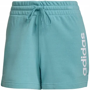 Spodenki damskie adidas Essentials Slim Lo niebieskie H07886 XL - Spodenki damskie - miniaturka - grafika 1