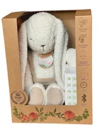 Szumiące zabawki - Libra Królik Szumio z lampką dźwiękiem czujnikiem bluetooth Biały - miniaturka - grafika 1