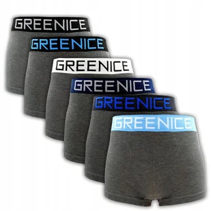 6x MAJTKI BOKSERKI ELASTYCZNE MĘSKIE WYGODNE GREENICE ZESTAW ROZMIAR M/L - Skarpetki męskie - miniaturka - grafika 1